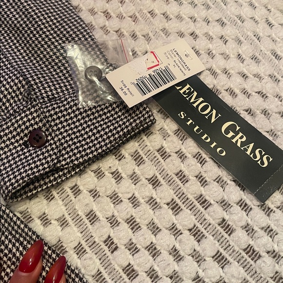 NWT Vintage Lemon Grass Studio Holiday Button Up Shirt with Snowman Design - Picture 6 of 13